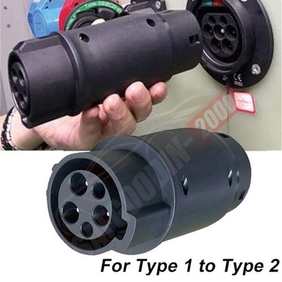 Charger For Type 1 J1772 to Type 2 Adapter Electric Vehicle Charging Connector