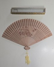 Vintage Handheld Folding Lightweight Sandalwood Chinese Style Fan