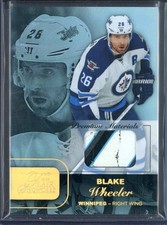 2015-16 Fleer Showcase Flair Materials Premium Stick #4 Blake Wheeler 21/25