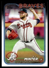 A.J. Minter 2024 Topps #539 Atlanta Braves 27297 Baseball Card