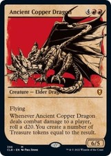 MTG English Ancient Copper Dragon (Showcase) NM Foil