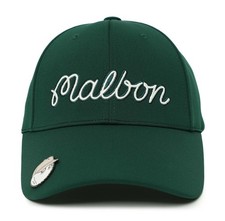 Malbon Golf Performance Ball Marker 6-Panel Cap Green NIB