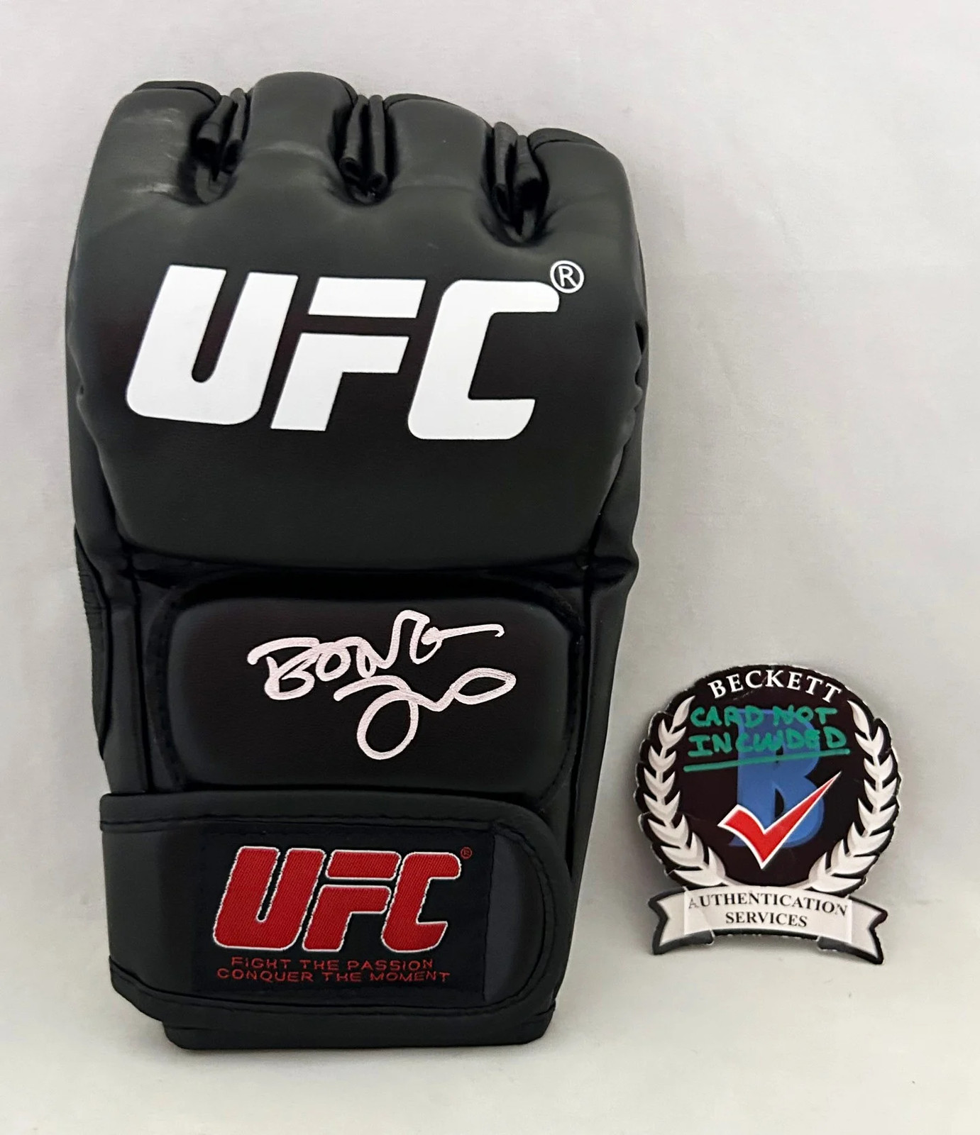 Jon Bones Jones Signed UFC Glove MMA Beckett BAS COA 