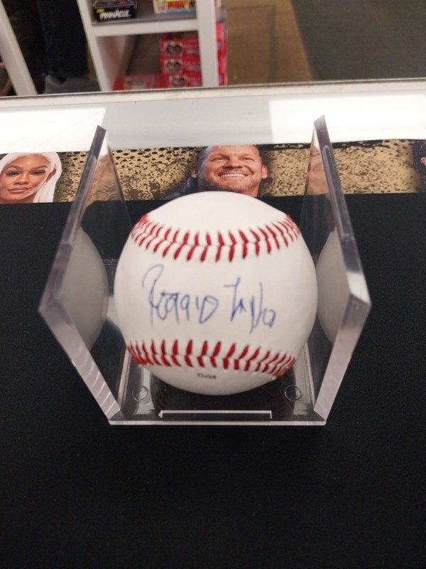 Reggie Taylor signed Baseball ~ Philadelphia Phillies/ Reds NO COA 