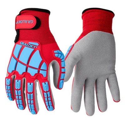 Safety Work Gloves for Men Women, Impact Work Gloves, Cut Resistant Gloves wi...