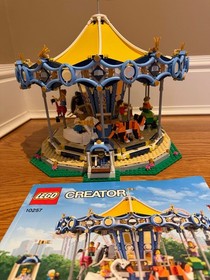 Lego 10257 Carousel fully working ships assembled