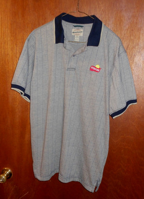 FRITO LAY Wear Guard Polo Short Sleeve Large (42'' Chest) Tan Brown Short Sleeve