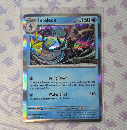 Pokemon TCG Inteleon Promo Holo 002 Me: Mega Evolution Promo English 150 HP
