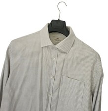 Men's HAWES & CURTIS Luxury 2 PLY 100'S Button Down SHIRT CLASSIC Fit 17.5 *VGC*