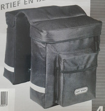 2er Fahrrad- Gepäckträgertasche Doppelfahrradtasche Transporttasche Packtasche