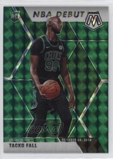 2019-20 Panini Mosaic NBA Debut Green Prizm Tacko Fall #276 17ft