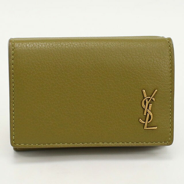 Y0723 Saint Laurent Portafoglio Donna Pelle Trif Usato Marca Borsasori