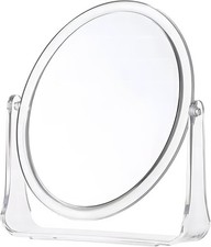 Make up Mirrors Vanity Mirror Oval Desk Makeup Tabletop Double Sided Mirror,