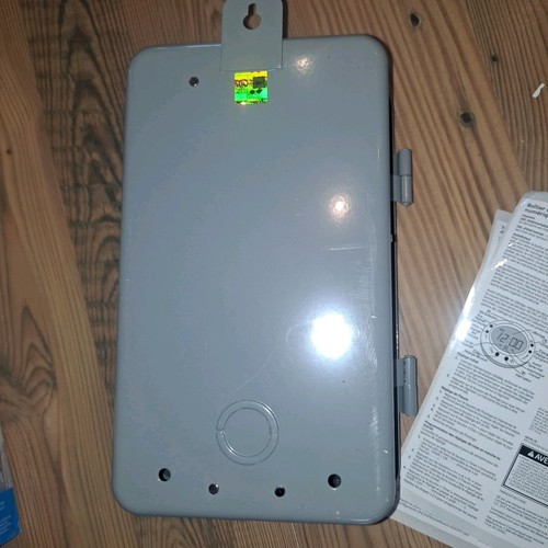 GE Heavy-Duty 7-Day Digital Metal Box Timer, Outdoor 7 Day 7 on/off per ...