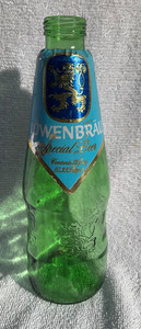 Vintage Lowenbrau Green Embossed Beer Bottle