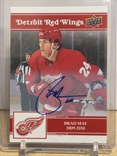 2025-26 UD DETROIT RED WINGS CENTENNIAL Brad May #46 AUTO
