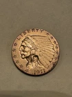 1911 Indian Head $2.50 Quarter Eagle Gold Coin