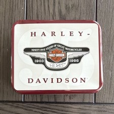 Harley-Davidson 95th Anniversary 1903-1998 Limited Edition Belt Buckle Tin