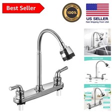 Upgrade Your RV Kitchen: Durable Non-Metallic Faucet with Dual Function Sprayer