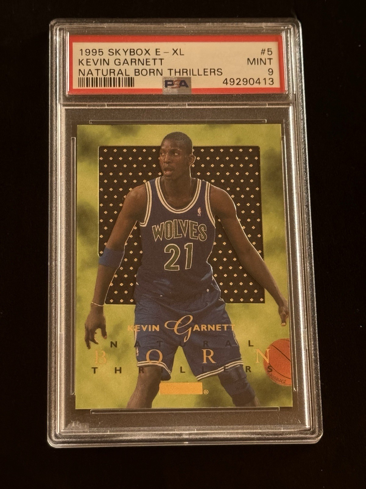 Kevin Garnett 1995 Skybox E-XL Natural Born Thrillers Price Guide