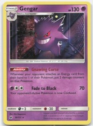 Gengar 38/111 Crimson Invasion Holo Rare
