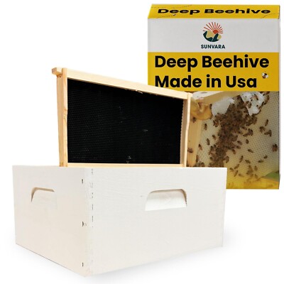 Honey Bee Boxes Bee Hives Boxes 10 Frame 9-5/8'' Deep Hive Box Bee Boxes for Sale