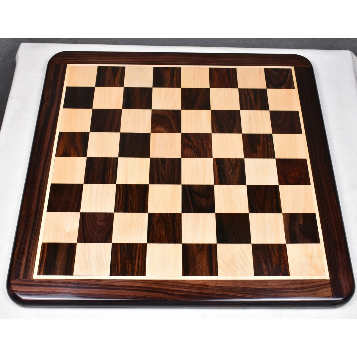 21 inches Large Flat Chess board Rosewood & Maple Wood-Square of 55 mm –  royalchessmall