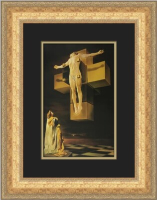 Salvador Dali Crucifixion Custom Framed Print