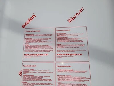 (40€/m²) Zuschnitt aus 3 mm Exolon® GP farblos ( MAKROLON® ) - Größe wählbar