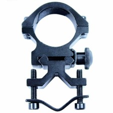 1" Scope Ring Picatinny Weaver Rail Laser Flashlight Mount with Barrel Adapter