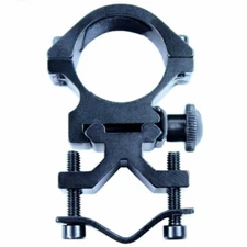 1" Scope Ring Picatinny Weaver Rail Laser Flashlight Mount with Barrel Adapter