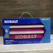 New! Kobalt Mini 2-Drawer Steel Tool Box in HOT PINK