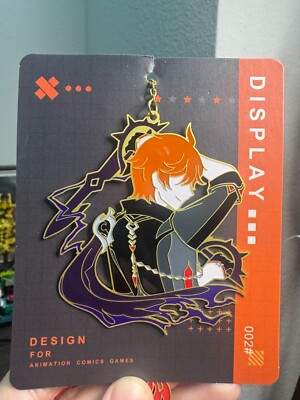 Fan-made Genshin Tartaglia (Childe) Metal Decoration