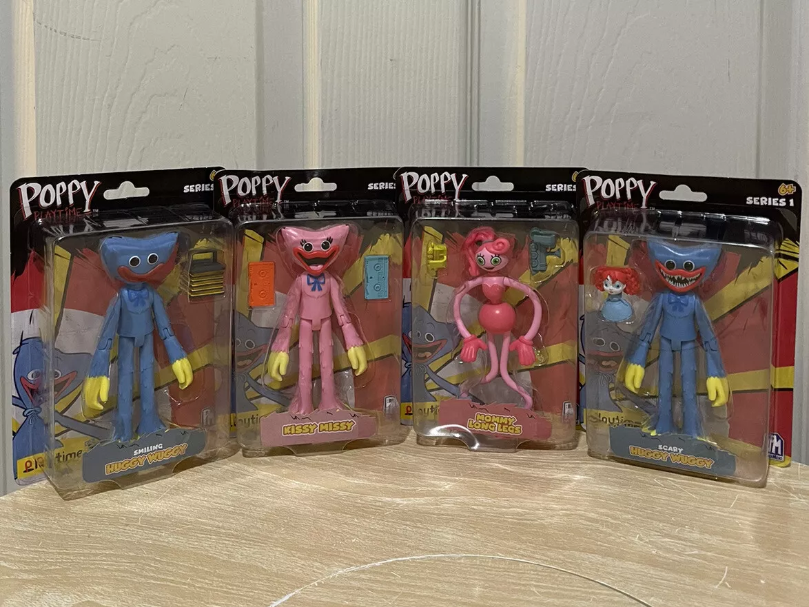 Poppy Playtime action figures (set of 4) huggy wuggy Mommy Long