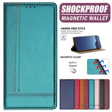 For Motorola G Stylus Play Power 2024 Edge 40 Magnetic Case Leather Wallet Cover