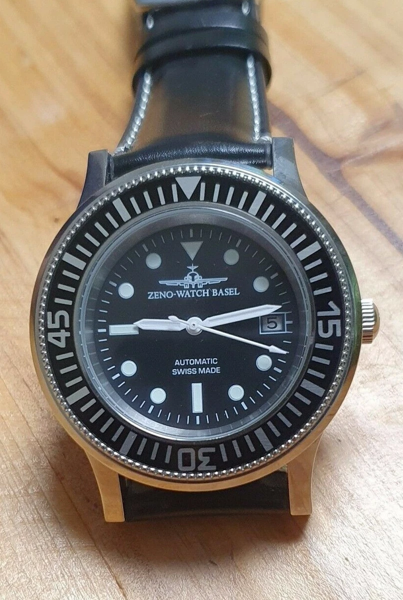 Zeno Watch Basel AS 2063 movement from the 70s Automatic Men watch Swiss made