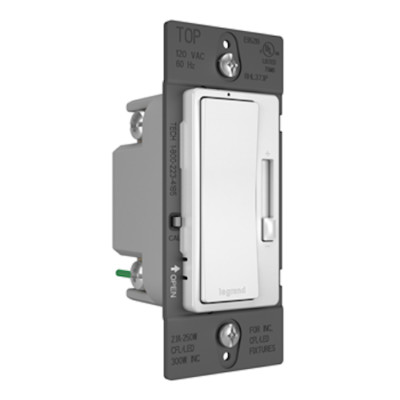 5 pk Pass & Seymour RHL373PW RADIANT CFL/LED  SSL7A White Preset paddle Dimmer 