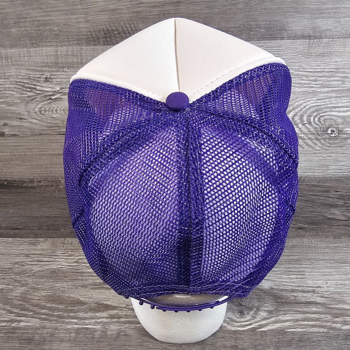 VTG Snap On Tool Trucker Hat Mesh Snap Back Purple View 4