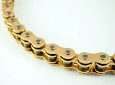 EK SRX2-520 MOTORCYCLE CHAIN 160 LINKS TENSILE STRENGTH 8500 lbs GOLD