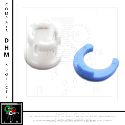 Clip, Befestigung Bowdenzug Ultimaker Push Fitting Extruder Long 3D Print