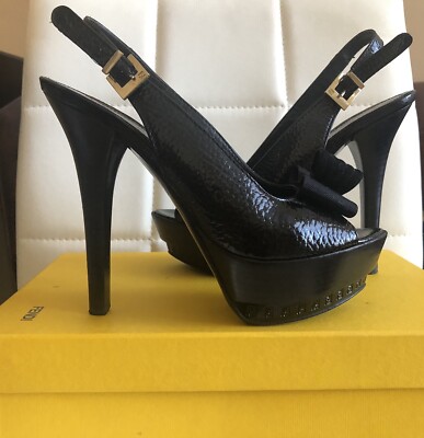 platform slingback pumps