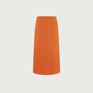 orange slip skirt