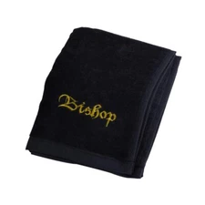Bishop Towel Bishop Black Cotton
