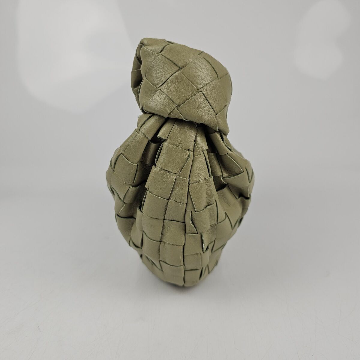 BOTTEGA VENETA Mini Jodie $2800 Travertine Leather Top BOTTEGA VENETA Mini Jodie $2800 Travertine Leather Top