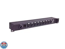 DMXNET 8-port Opto-Isolated DMX Splitter/Amplifier/Isolator, LED Indicator, U