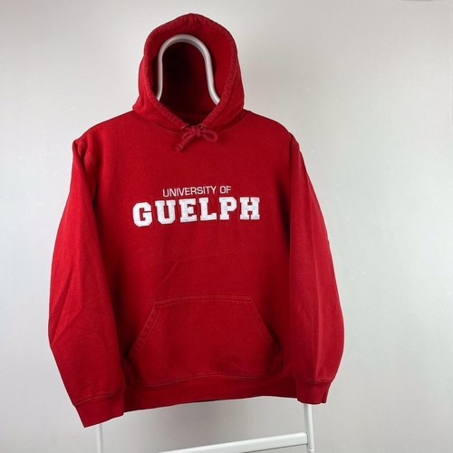Vintage USA Dubwear Clothing University of Guelph Embrodiered Hoodie