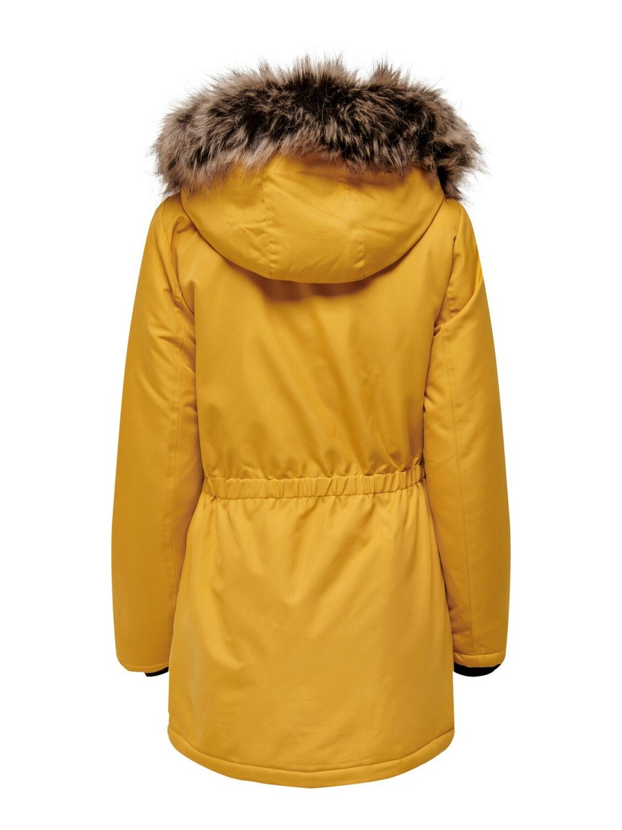 Coat Kurzmantel Mantel Senfgelb Only ONLY Damen Winter-Jacke