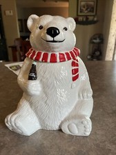 Vintage Coca Cola Polar Bear Cookie Jar 1994, Coca Cola Bear, Coca Cola Collecti