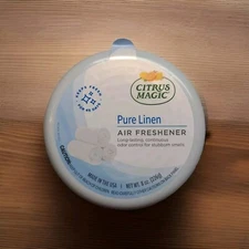 Citrus Magic Odor Absorbing Solid Air Freshener, Pure Linen, 8-Ounce