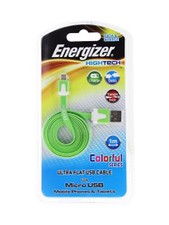 Energizer High Tech Ultra Flat USB Cable Micro USB 1m Data Charge Phone Tablet